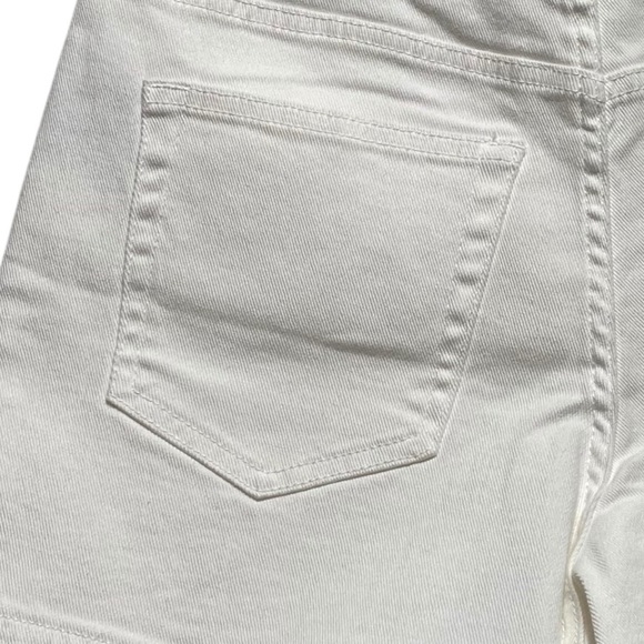 Juicy Couture Denim Shorts 6 White Comfort Stretch Versatile Casual Boho* NWT - Picture 6 of 8